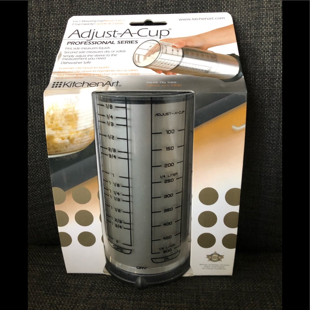 New KitchenArt Adjust-A-Cup measuring cup